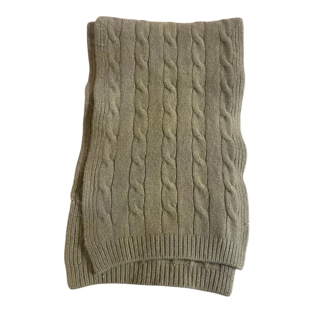 Brooks Brothers Cashmeres Scarf Tan - Picture 7 of 12